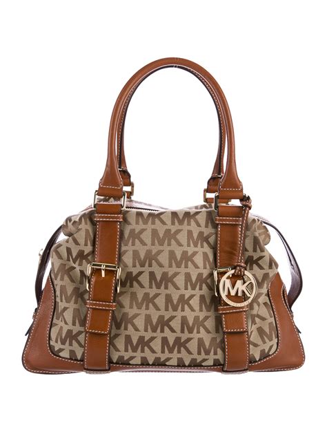 what are michael kors purses made of